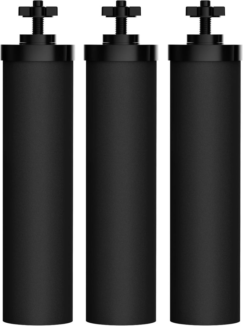 Waterdrop NSF/ANSI 42&372 Certified Water Filter, for Berkey® BB9-2® Black Filters, Berkey® Gravity Water Filter System and King Tank Series Travel, (Pack of 3) - Image 1